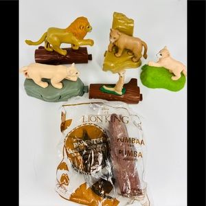 2019 McDonald's Happy Meal Disney The Lion King Lot of 6 Pieces Kids Toys